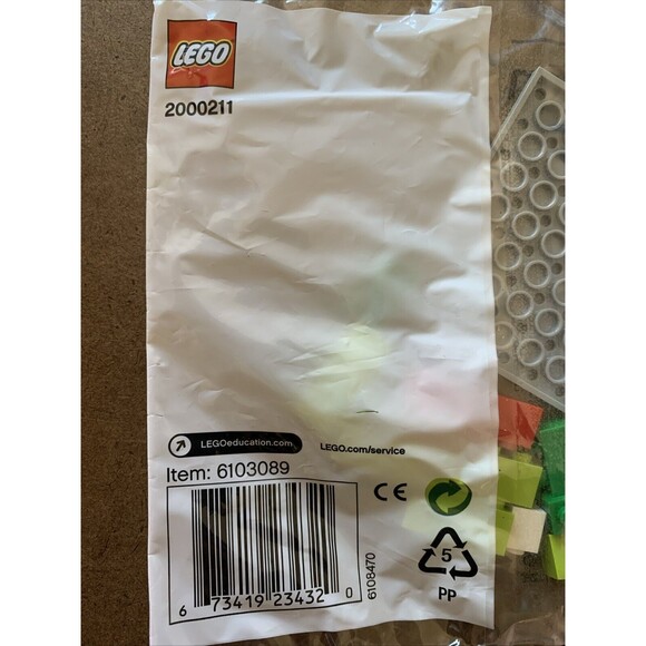 NEW - LEGO Education MoreToMath Snake 15 Pieces Stocking Stuffer B-Day Gift bag - Picture 4 of 5